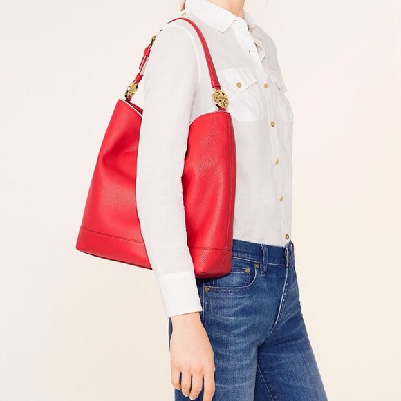 New Tory Burch Duet Hobo Bag - Picture 2 of 14